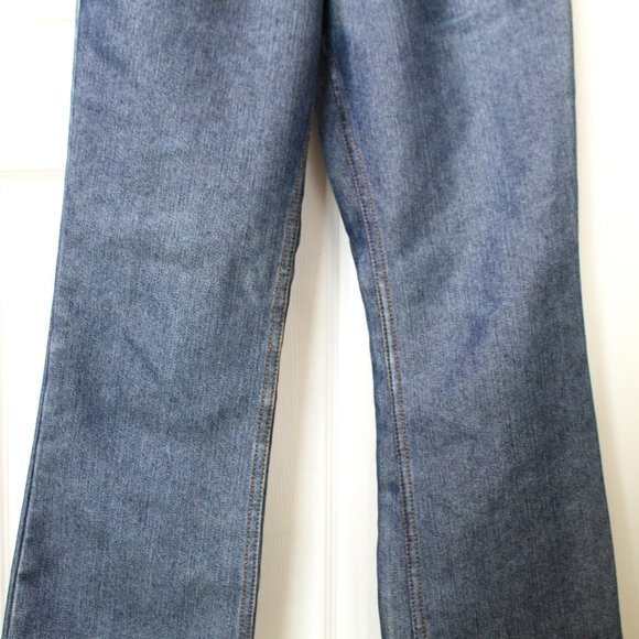 l.e.i. Shiny Flare Jeans Size 5 Vintage - Picture 3 of 13
